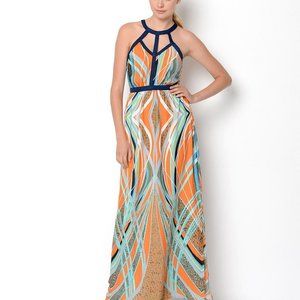 Jealous Tomato Orange Maxi Dress - size S